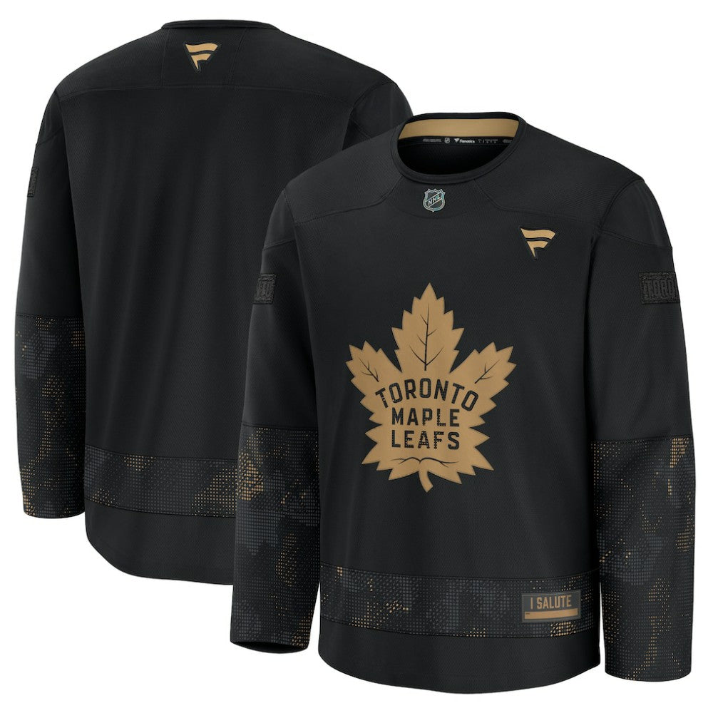 Toronto Maple Leafs Fanatics 2024 Military Appreciation Practice Jersey - Black | US 202439746