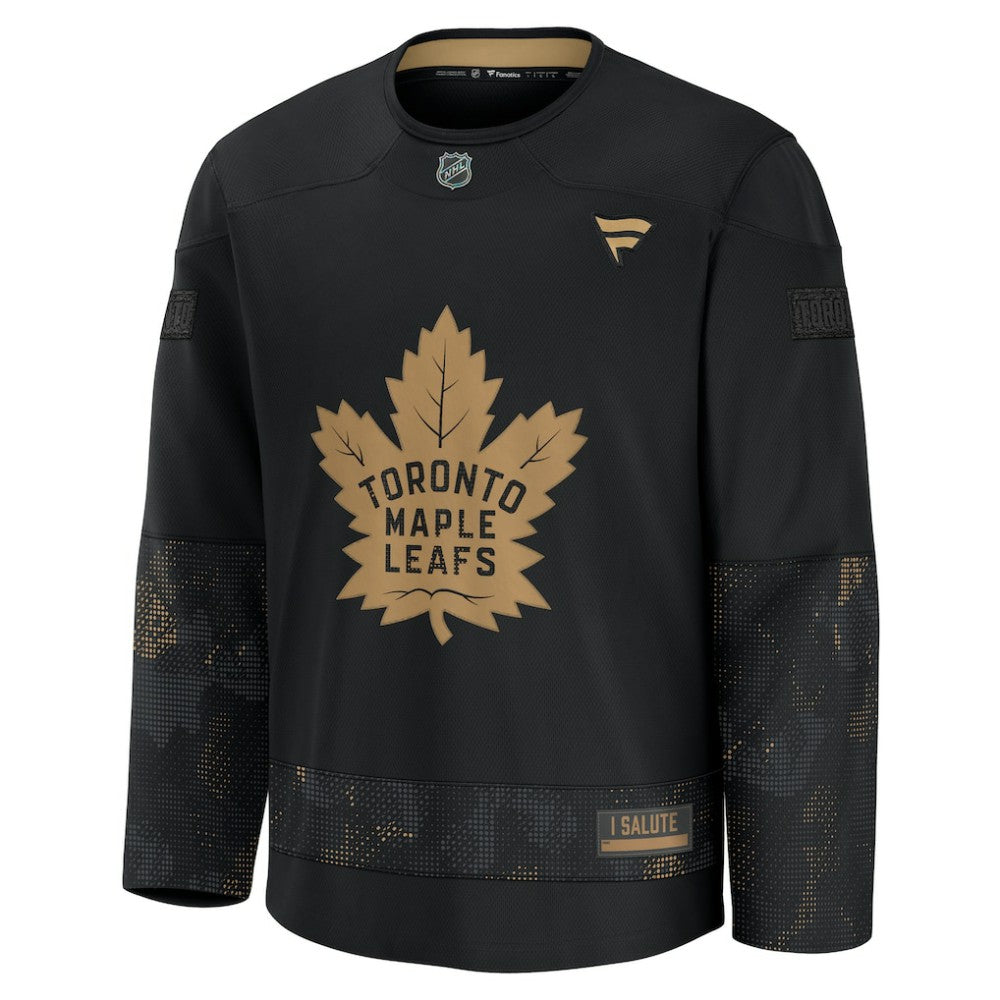 Toronto Maple Leafs Fanatics 2024 Military Appreciation Practice Jersey - Black | US 202439746