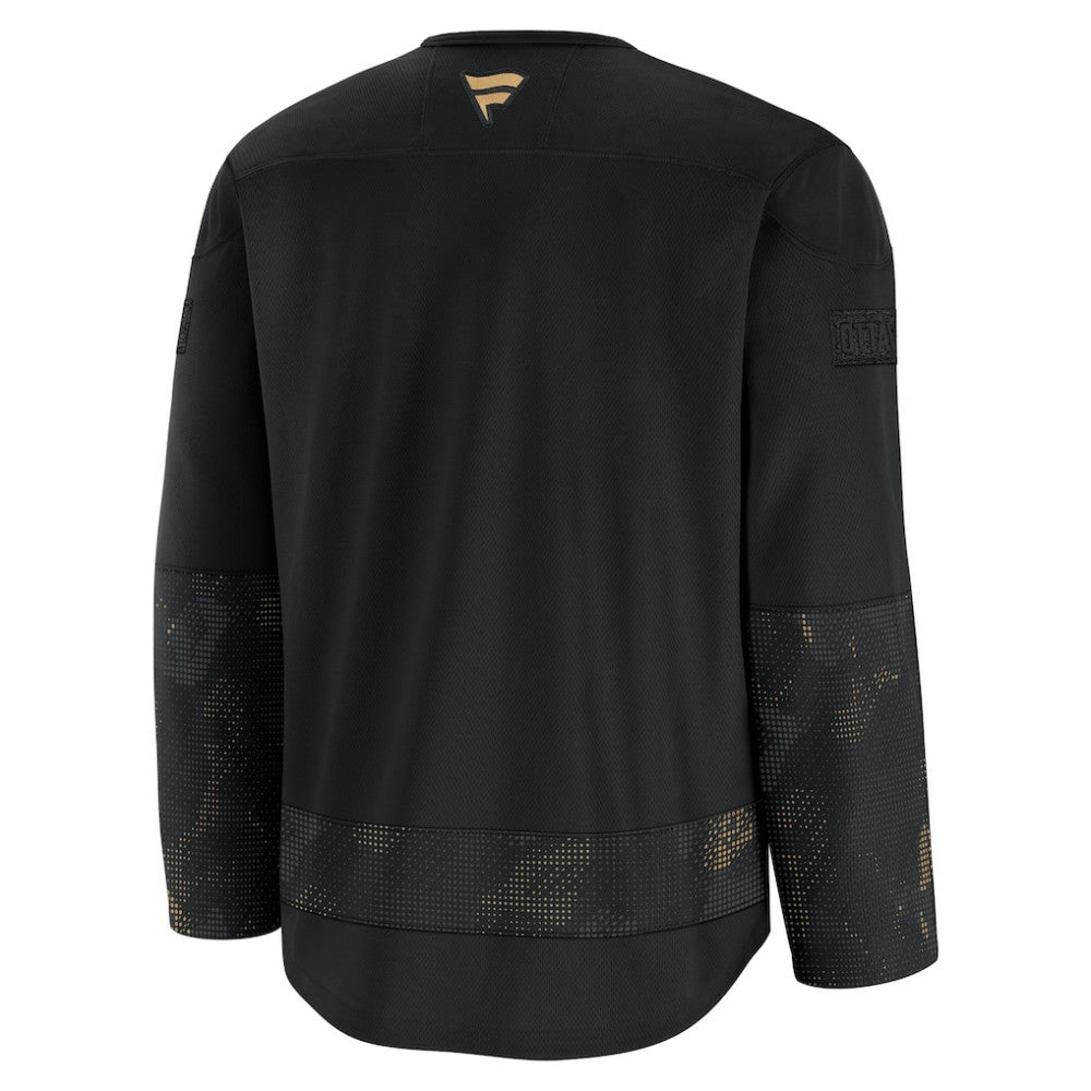 Ottawa Senators Fanatics 2024 Military Appreciation Practice Jersey - Black | US 202439747