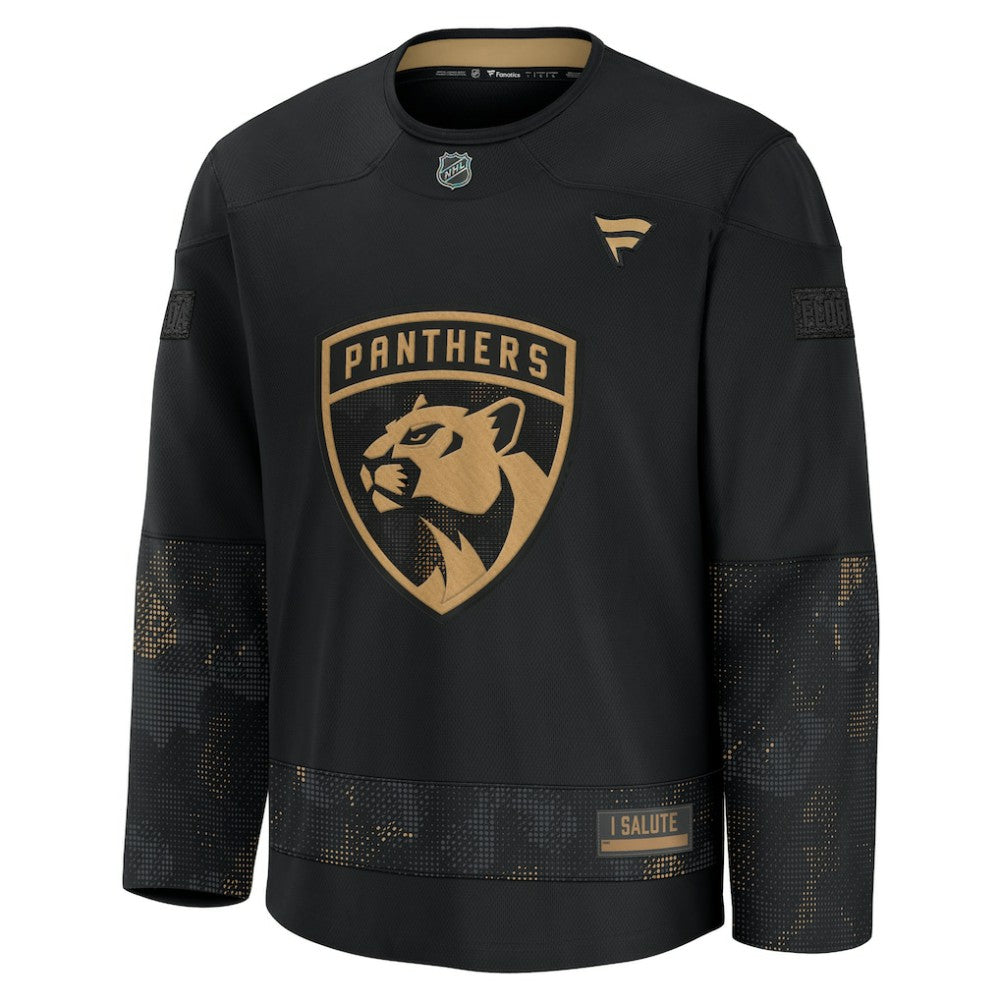 Florida Panthers Fanatics 2024 Military Appreciation Practice Jersey - Black | US 202439748