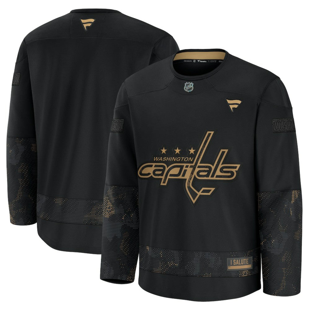 Washington Capitals Fanatics 2024 Military Appreciation Practice Jersey - Black | US 202439750
