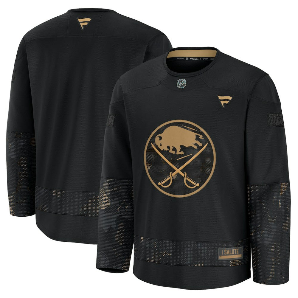 Buffalo Sabres Fanatics 2024 Military Appreciation Practice Jersey - Black | US 202439751