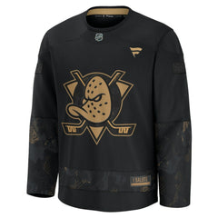 Anaheim Ducks Fanatics 2024 Military Appreciation Practice Jersey - Black | US 202439754
