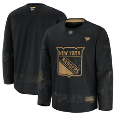 New York Rangers Fanatics 2024 Military Appreciation Practice Jersey - Black | US 202439761