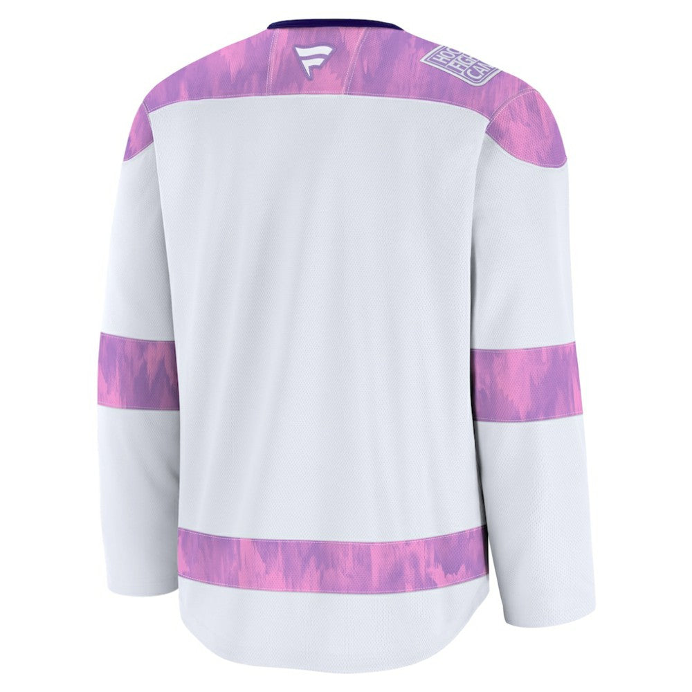 Los Angeles Kings Fanatics 2024 Hockey Fights Cancer Practice Jersey - White | US 202439783