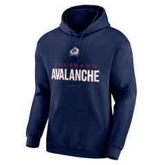 Colorado Avalanche Personalized Name & Number Midfielder Pullover Hoodie - Navy | US 202441158
