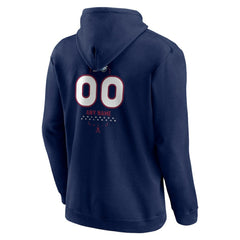Colorado Avalanche Personalized Name & Number Midfielder Pullover Hoodie - Navy | US 202441158