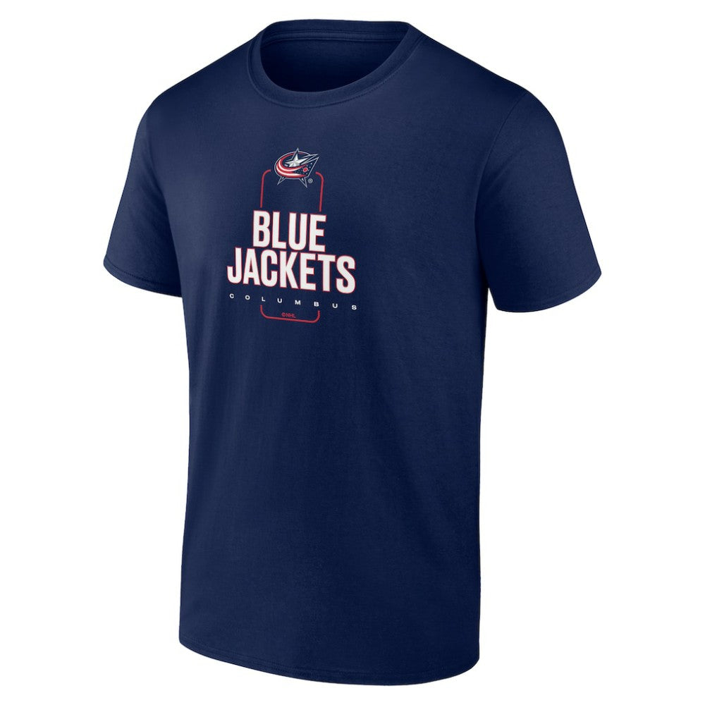 Columbus Blue Jackets Personalized Name & Number Midfielder T-Shirt - Navy | US 202441164