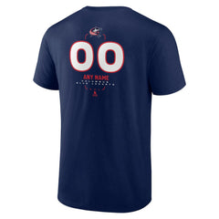 Columbus Blue Jackets Personalized Name & Number Midfielder T-Shirt - Navy | US 202441164