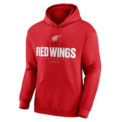 Detroit Red Wings Personalized Name & Number Midfielder Pullover Hoodie - Red | US 202441168
