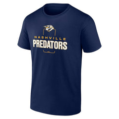 Nashville Predators Personalized Name & Number Midfielder T-Shirt - Navy | US 202441188