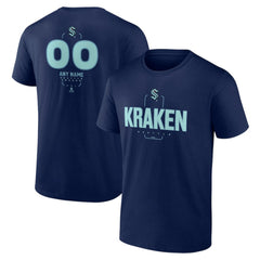 Seattle Kraken Personalized Name & Number Midfielder T-Shirt - Deep Sea Blue | US 202441213