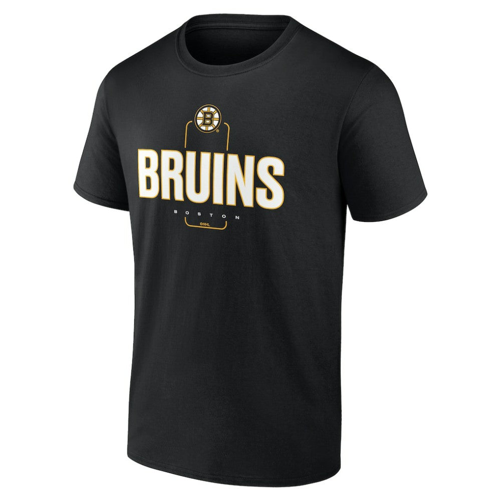 Boston Bruins Personalized Name & Number Midfielder T-Shirt - Black | US 202441337