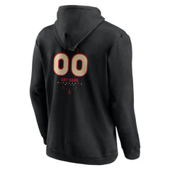 Minnesota Wild Personalized Name & Number Midfielder Pullover Hoodie - Black | US 202441356