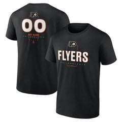 Philadelphia Flyers Personalized Name & Number Midfielder T-Shirt - Black | US 202441372
