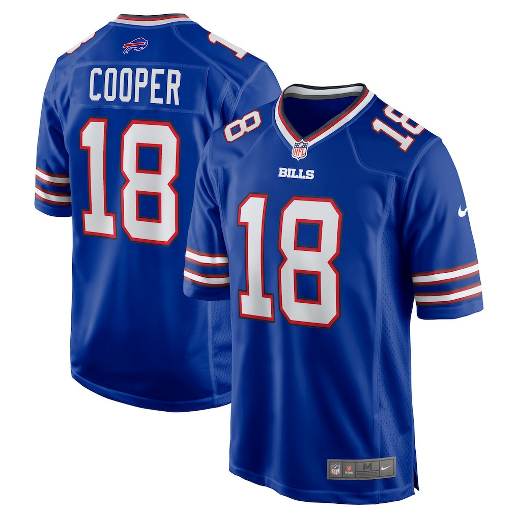 Amari Cooper Buffalo Bills Game Jersey - Royal Jerseys