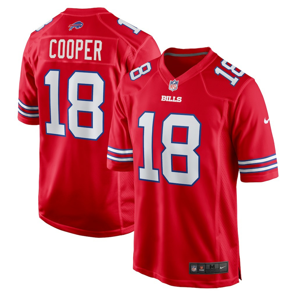 Amari Cooper Buffalo Bills Alternate Game Jersey - Red Jerseys