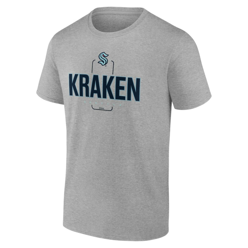 Seattle Kraken Personalized Name & Number Midfielder T-Shirt - Gray | US 202447080