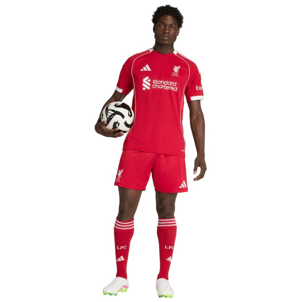 Liverpool 2025/26 Home AEROREADY Replica Shorts Red - Adidas for sale