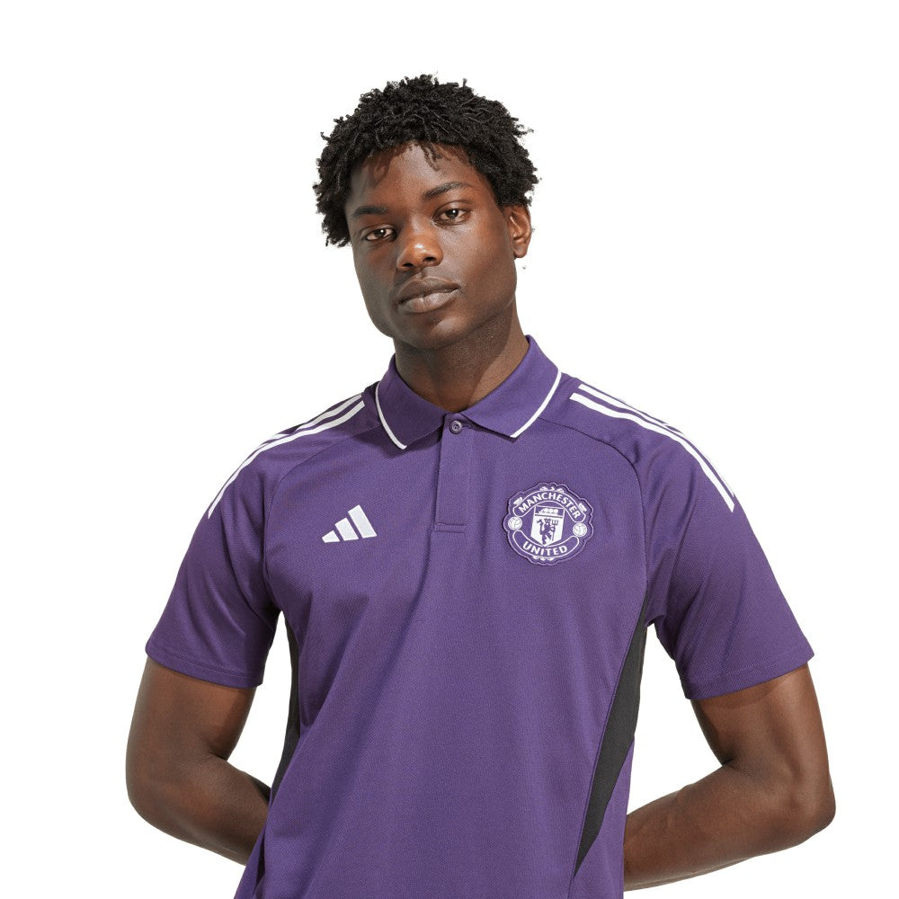 Manchester United 2025/26 Training Polo Purple - Adidas online