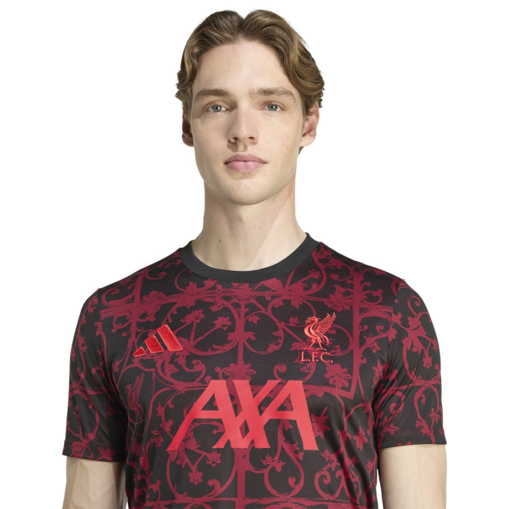Liverpool 2025/26 AEROREADY Pre-Match Top Black - Adidas cheap