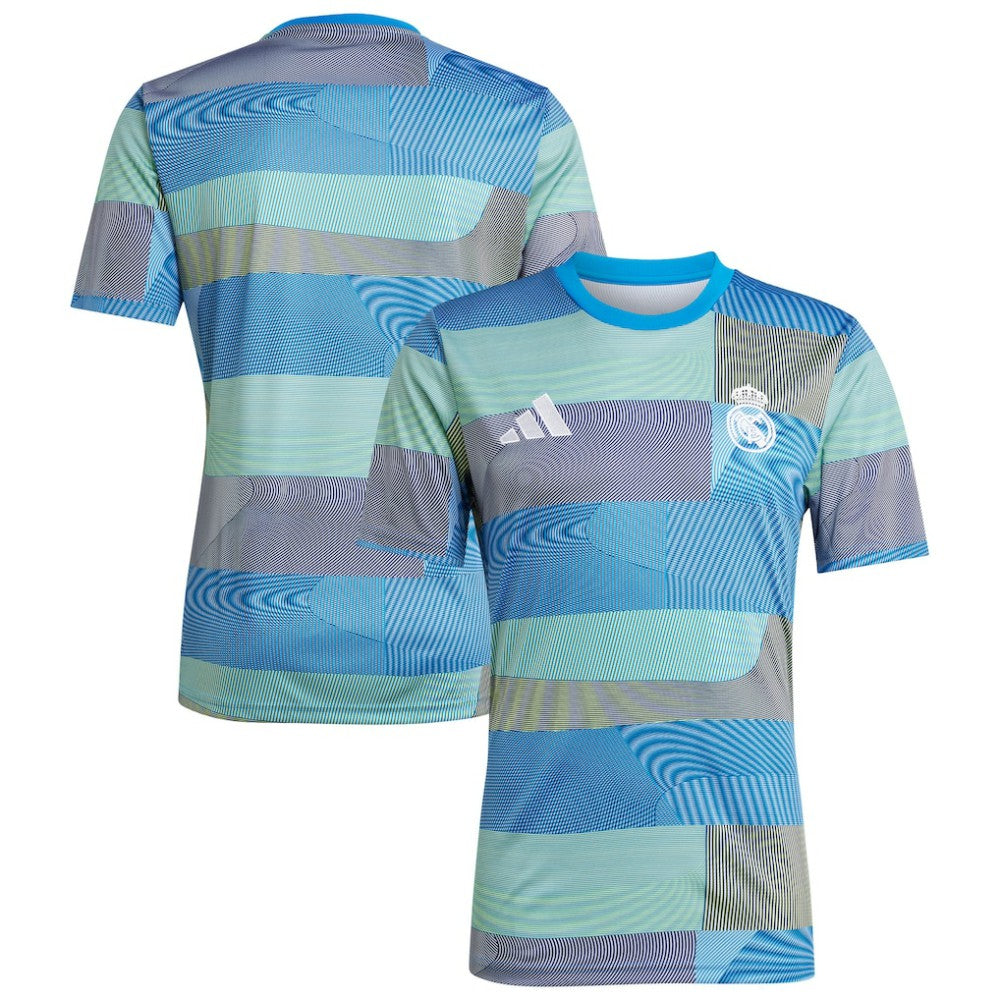 Real Madrid 2025/26 AEROREADY Pre-Match Top Blue - Adidas discount