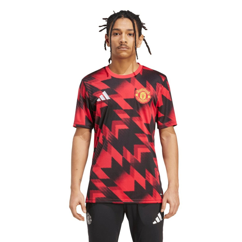 Manchester United 2025/26 AEROREADY Pre-Match Top Red - Adidas on sale