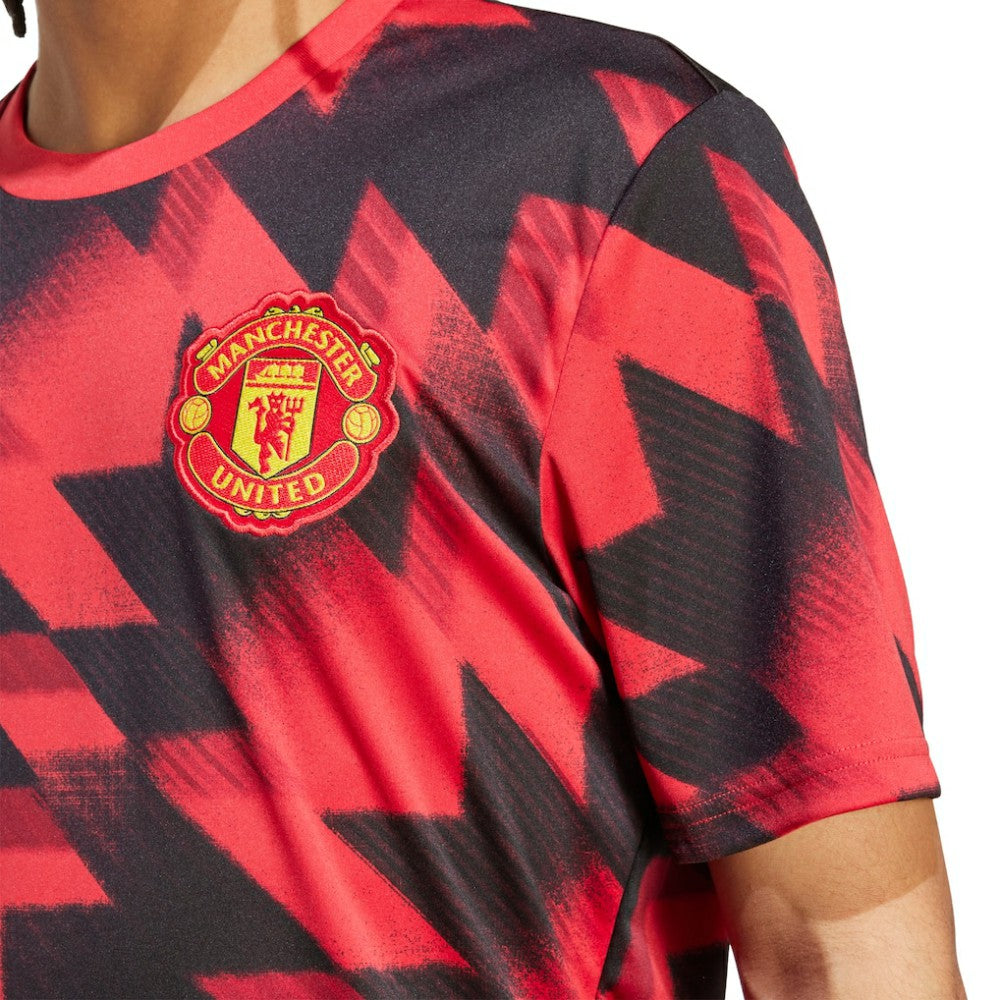 Manchester United 2025/26 AEROREADY Pre-Match Top Red - Adidas on sale