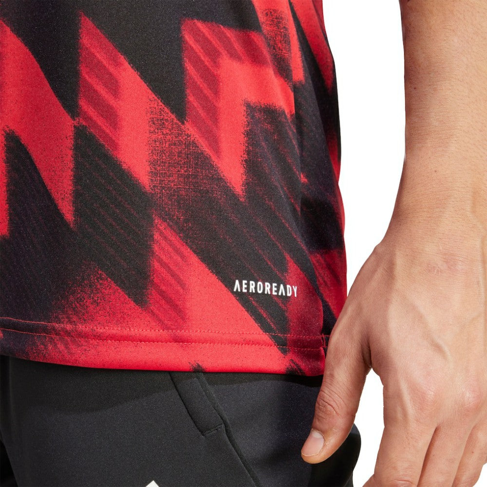 Manchester United 2025/26 AEROREADY Pre-Match Top Red - Adidas on sale