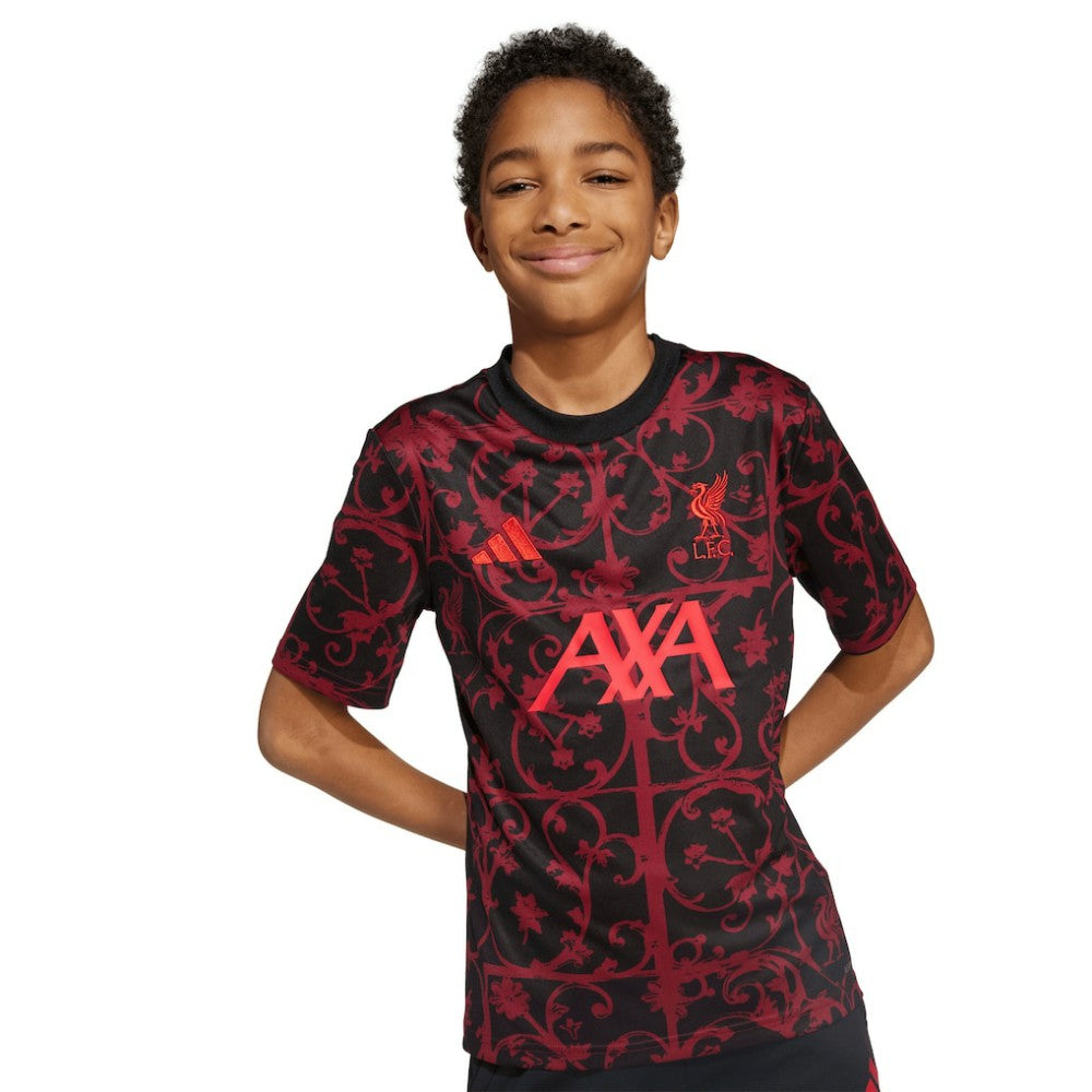 Liverpool Youth 2025/26 Pre-Match AEROREADY Top Black - Adidas online