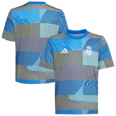 Real Madrid Youth 2025/26 Pre-Match AEROREADY Top Blue - Adidas for sale