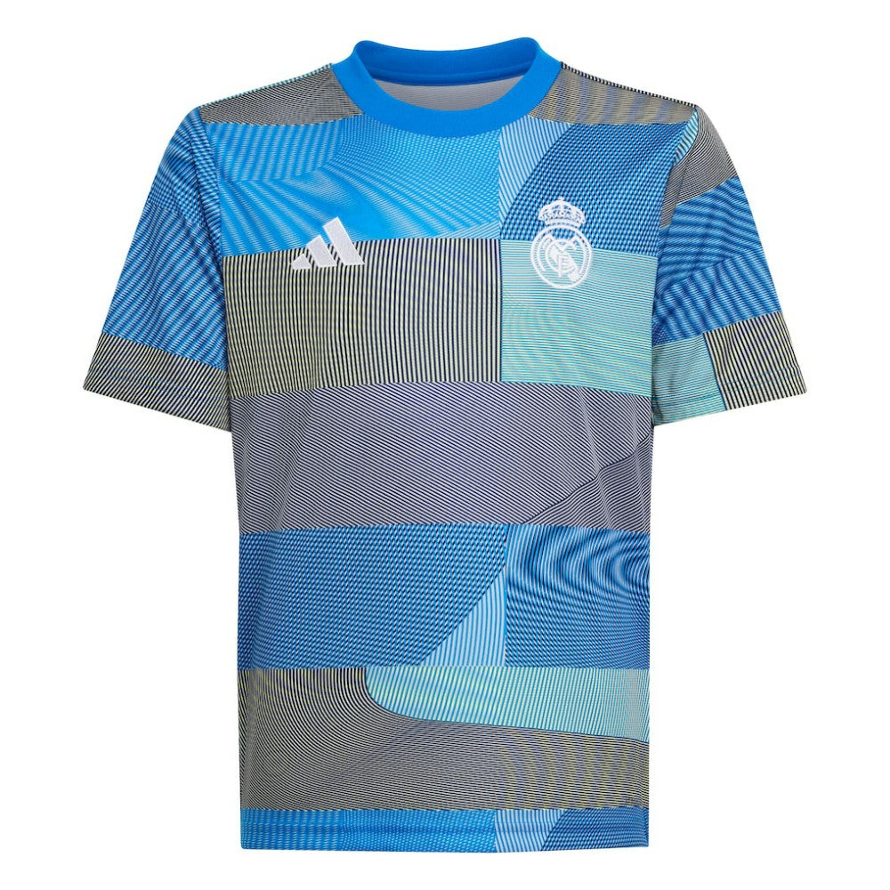 Real Madrid Youth 2025/26 Pre-Match AEROREADY Top Blue - Adidas for sale