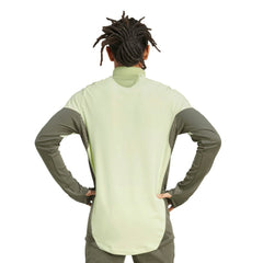 Real Madrid 2025/26 AEROREADY Raglan Quarter-Zip Training Pullover Green - Adidas