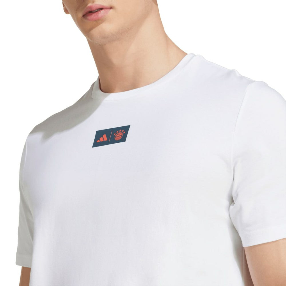 Bayern Munich Jersey Hook T-Shirt White - Adidas for sale