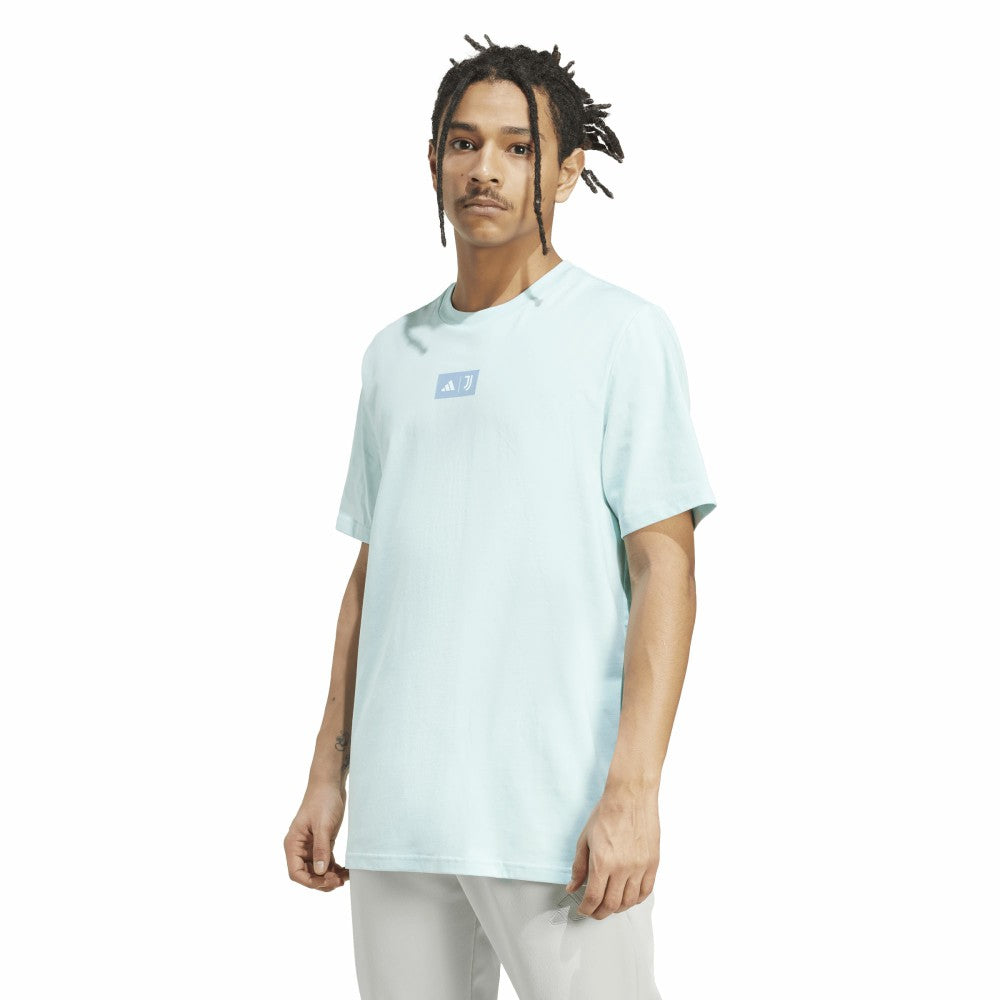 Juventus Jersey Hook T-Shirt Aqua - Adidas cheap