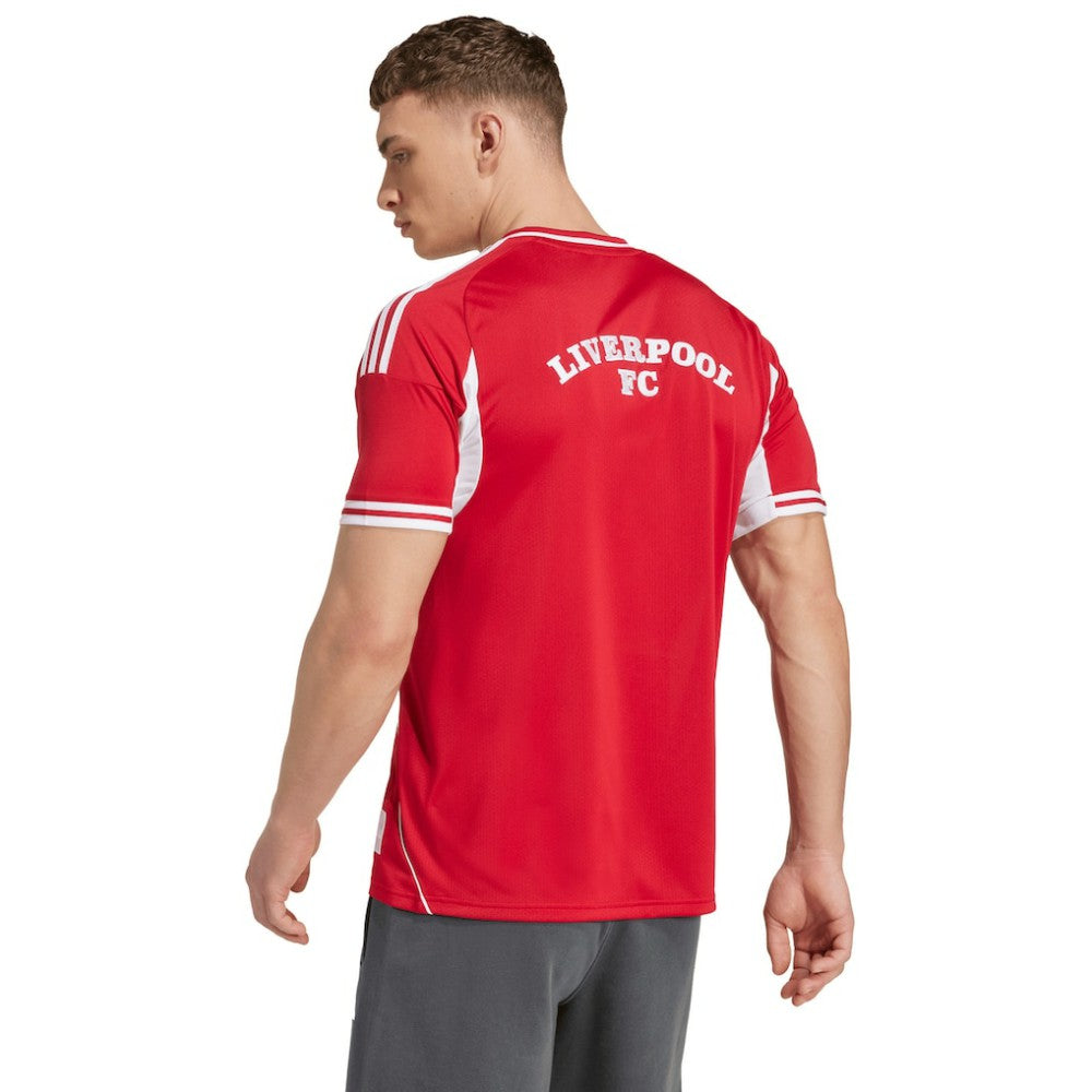 Liverpool Full-Button Baseball Jersey Red - Adidas for sale