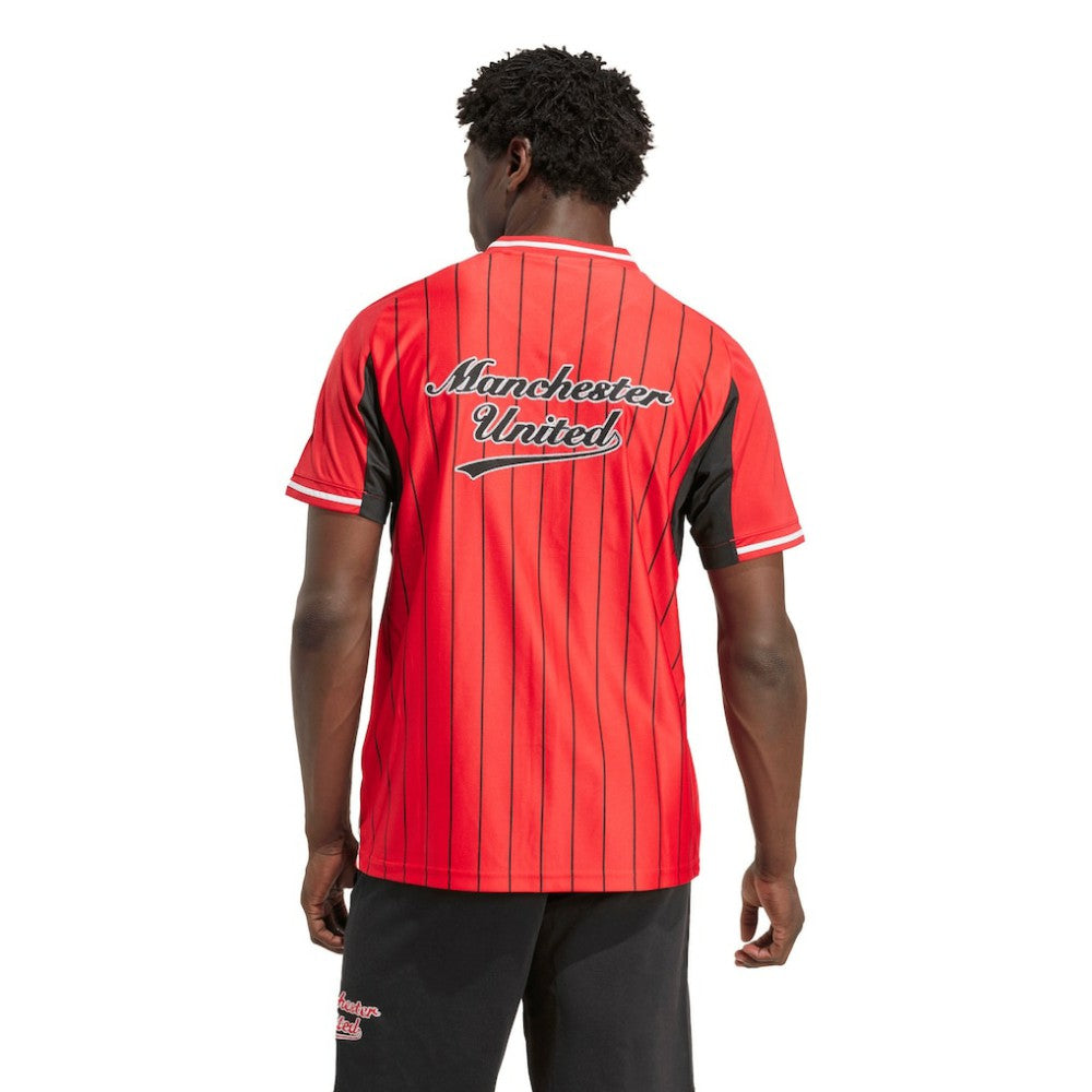 Manchester United US Pack Full-Button Baseball Jersey Red - Adidas sale