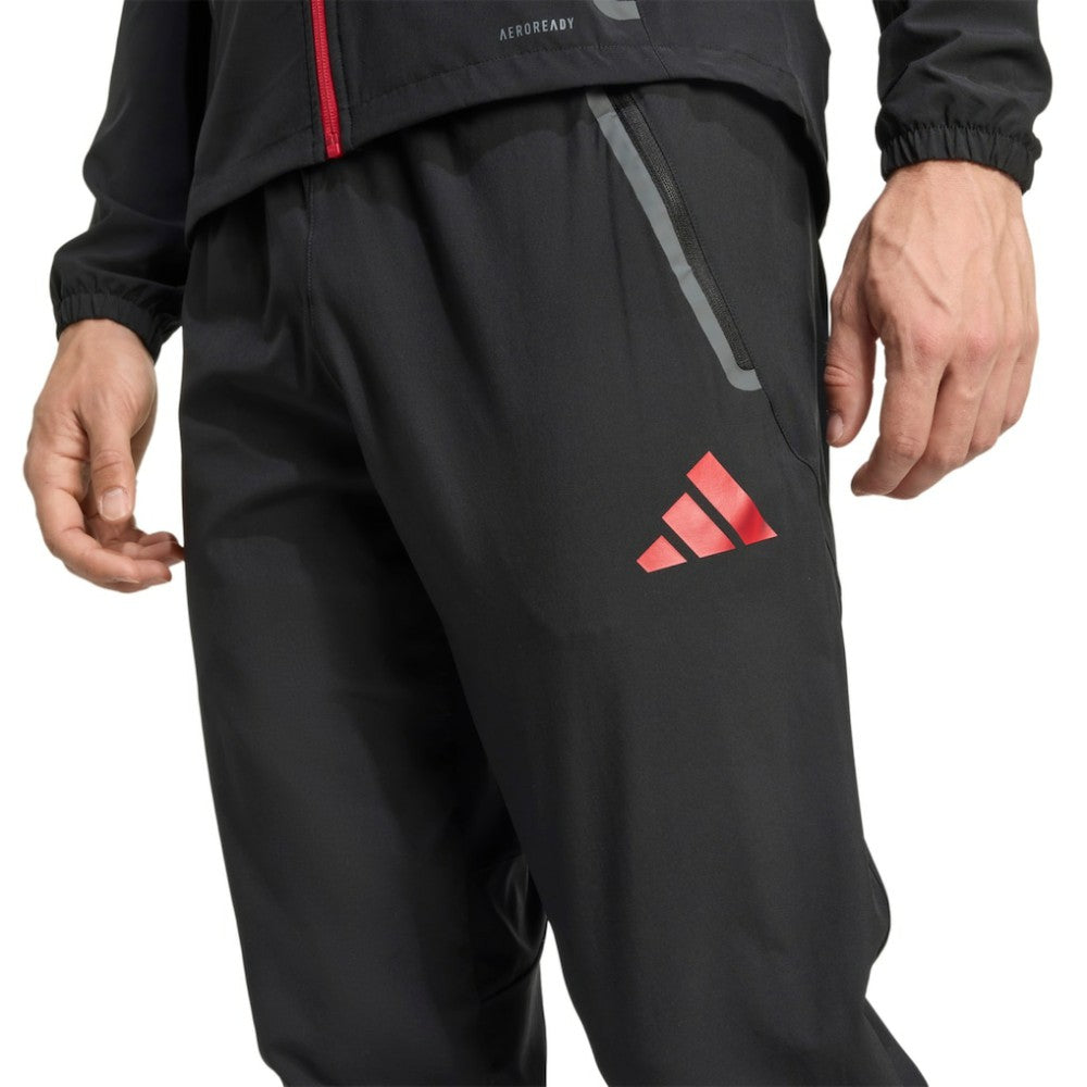 Liverpool 2025/26 Tiro Vis Tech Travel Pants Black - Adidas for sale