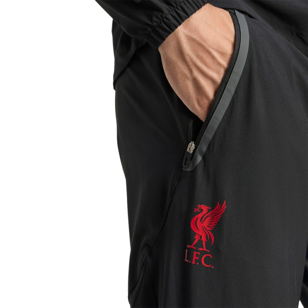 Liverpool 2025/26 Tiro Vis Tech Travel Pants Black - Adidas for sale