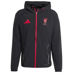 Liverpool 2025/26 Tiro Vis Tech Travel Jacket Black - Adidas for sale
