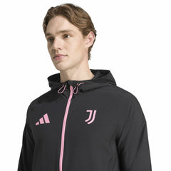 Juventus 2025/26 Tiro Vis Tech Travel Jacket Black - Adidas