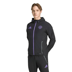 Manchester United 2025/26 Tiro Vis Tech Travel Jacket Black - Adidas cheap