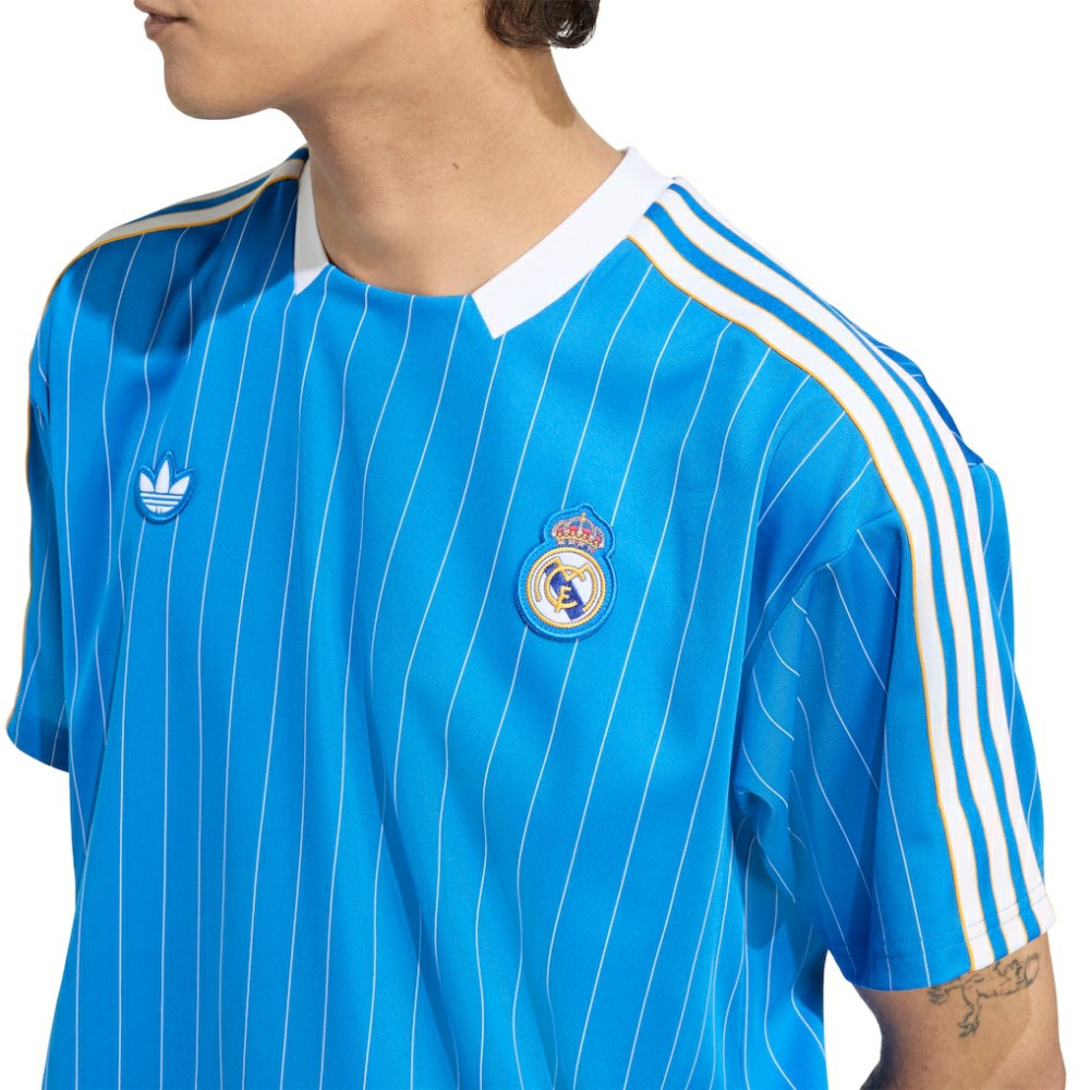 Real Madrid Unisex Terrace Icons Jersey Blue - Adidas on sale