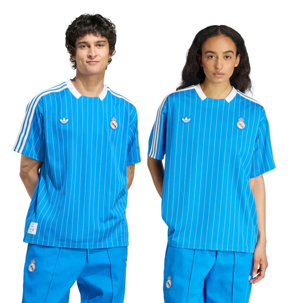 Real Madrid Unisex Terrace Icons Jersey Blue - Adidas on sale