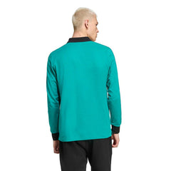 Liverpool Terrace Icons Long Sleeve Polo Green - Adidas on sale