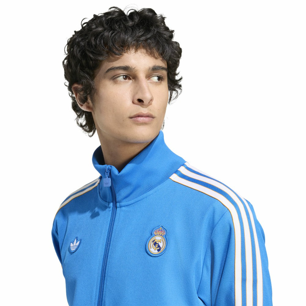 Real Madrid Terrace Icons Full-Zip Track Jacket Blue - Adidas for sale