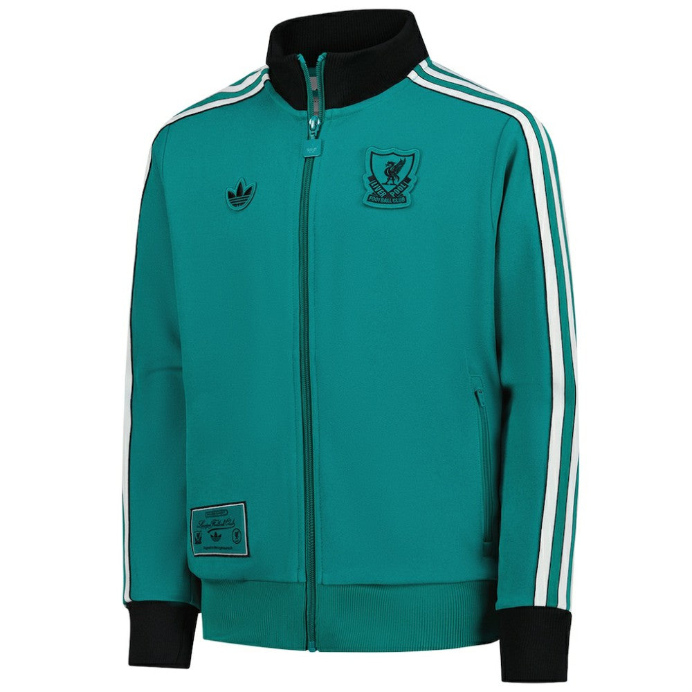 Liverpool Youth Terrace Icons Full-Zip Track Jacket Green - Adidas outlet