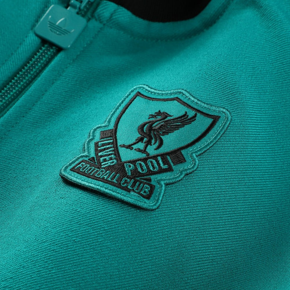 Liverpool Youth Terrace Icons Full-Zip Track Jacket Green - Adidas outlet