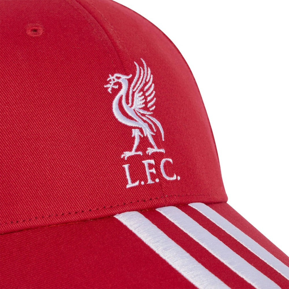 Liverpool Unisex Three-Stripe Dad Adjustable Hat Red - Adidas for sale
