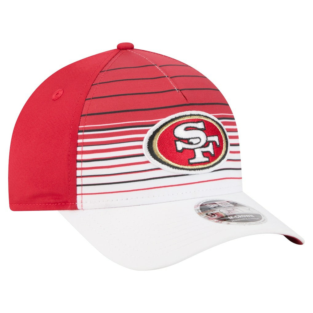 San Francisco 49ers New Era Adventure Gradient 9FORTY M-Crown A-Frame Adjustable Hat - White/Scarlet Hats